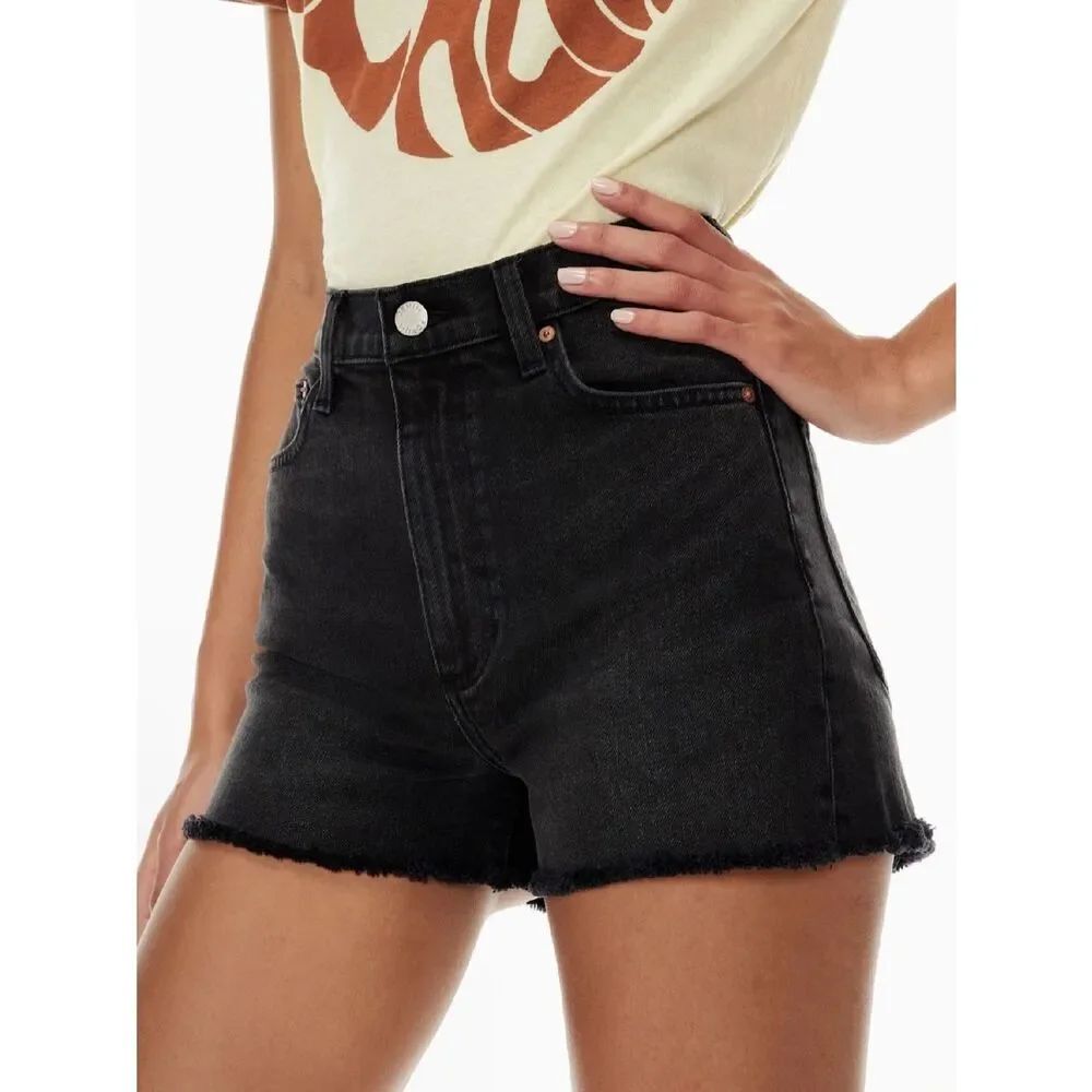 Denim Forum The Arlo '50s Short in Black Women’s 28